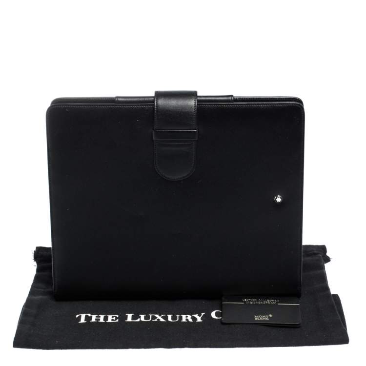 Pre Owned Montblanc Black Leather Meisterstück Organizer 