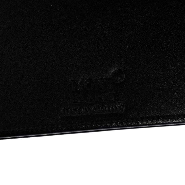 Pre Owned Montblanc Black Leather Meisterstück Organizer 