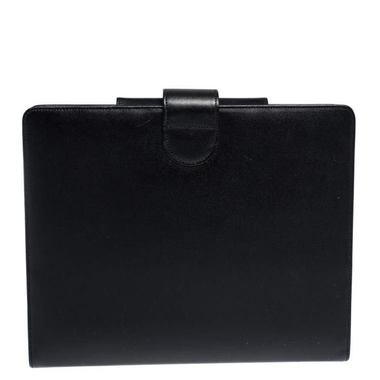 Pre Owned Montblanc Black Leather Meisterstück Organizer 