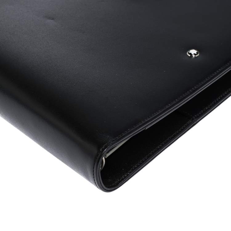 Pre Owned Montblanc Black Leather Meisterstück Organizer 
