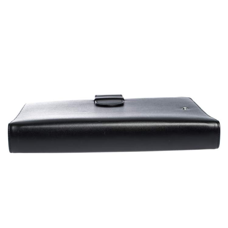 Pre Owned Montblanc Black Leather Meisterstück Organizer 