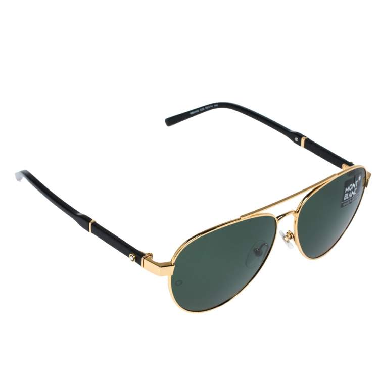 gold polarized aviator sunglasses