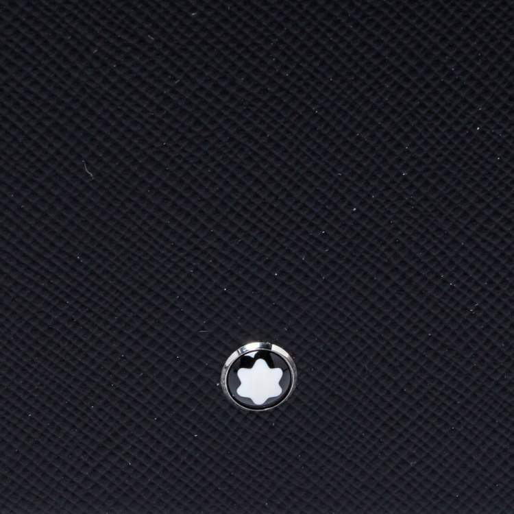 Pre Owned MontBlanc Black Leather Sartorial Flip iPhone 11 Case