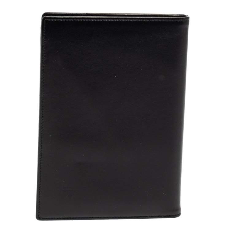 Pre Owned Montblanc Black Leather Meisterstuck Passport Holder