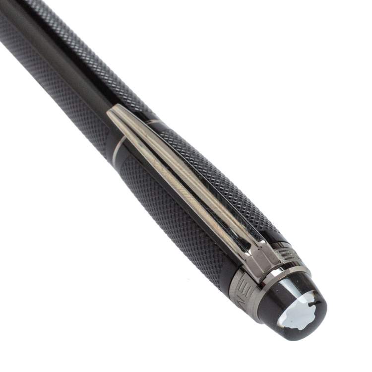 Pre Owned Montblanc Black Guilloché Resin StarWalker Extreme Rollerball Pen