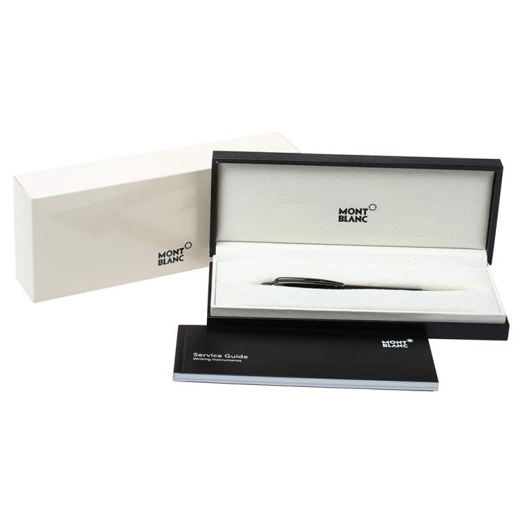 Pre Owned Montblanc Black Guilloché Resin StarWalker Extreme Rollerball Pen