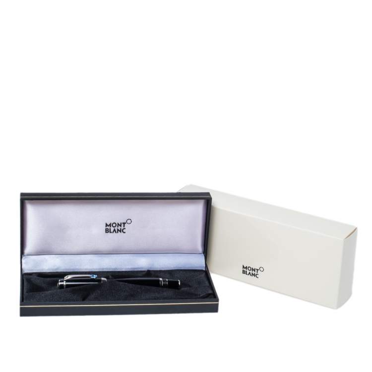 Pre Owned Montblanc Boheme Bleu Silver Tone Fineliner Pen