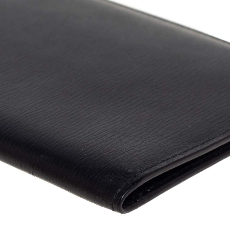 Pre Owned Montblanc Black Leather Passport Holder