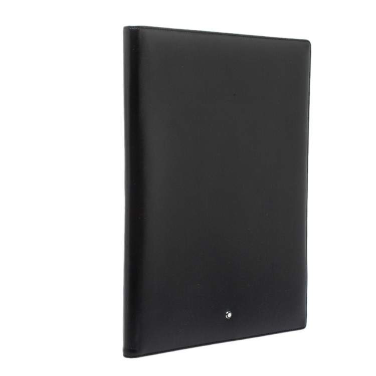 Pre Owned Montblanc Black Leather Meisterstuck Conference Folder