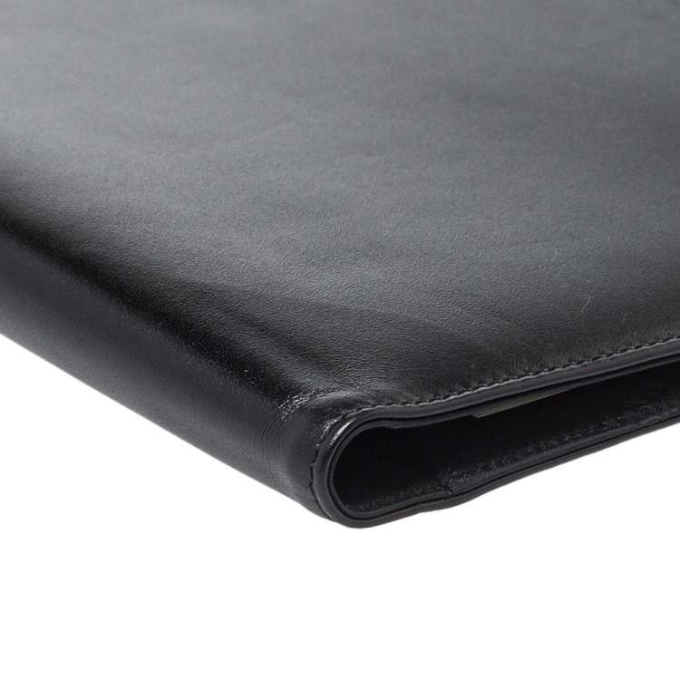 Pre Owned Montblanc Black Leather Meisterstuck Conference Folder