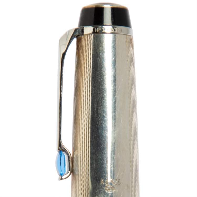 Pre Owned Montblanc Bohème Sterling Silver Bleu Rollerball Pen