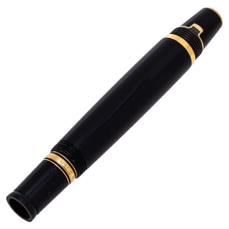 Pre Owned Montblanc Boheme Black Resin Retractable Nib Fountain Pen