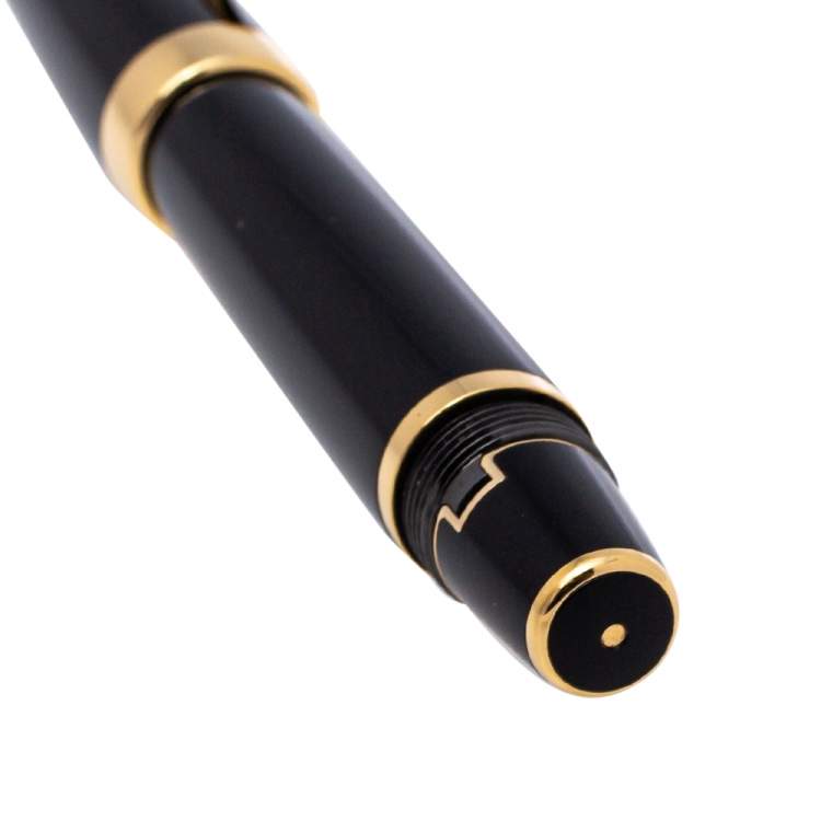 Pre Owned Montblanc Boheme Black Resin Retractable Nib Fountain Pen