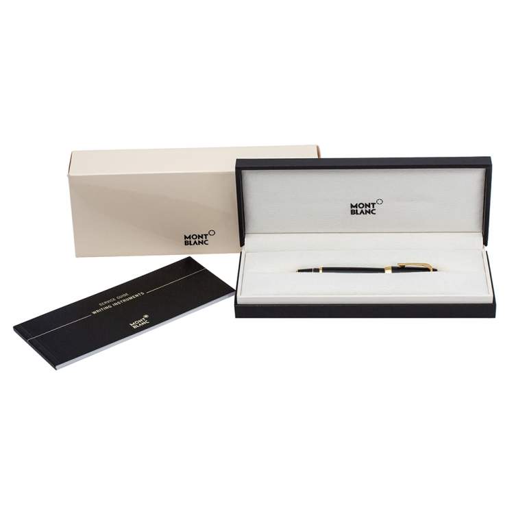 Pre Owned Montblanc Boheme Black Resin Retractable Nib Fountain Pen