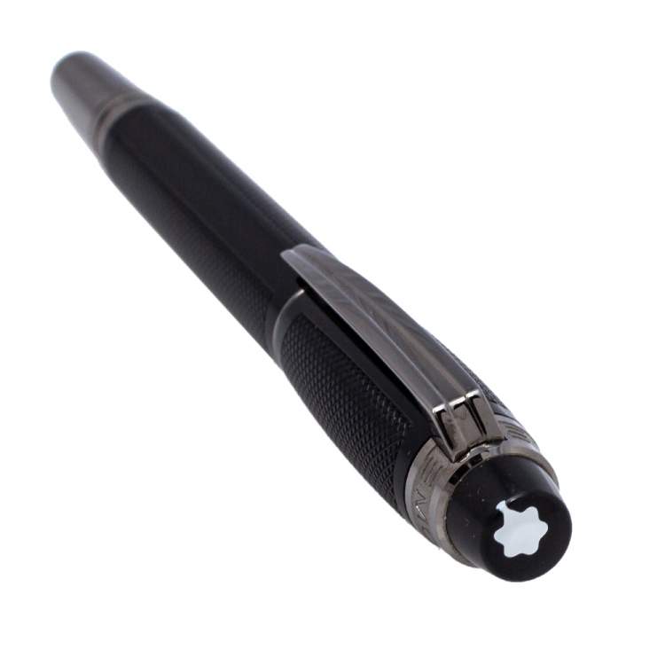 Pre Owned Montblanc StarWalker Extreme Black Guilloché Resin Rollerball Pen