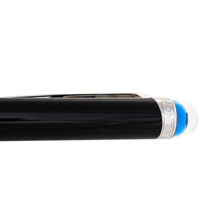 Pre Owned Montblanc StarWalker Black Resin Platinum Finish Ballpoint Pen