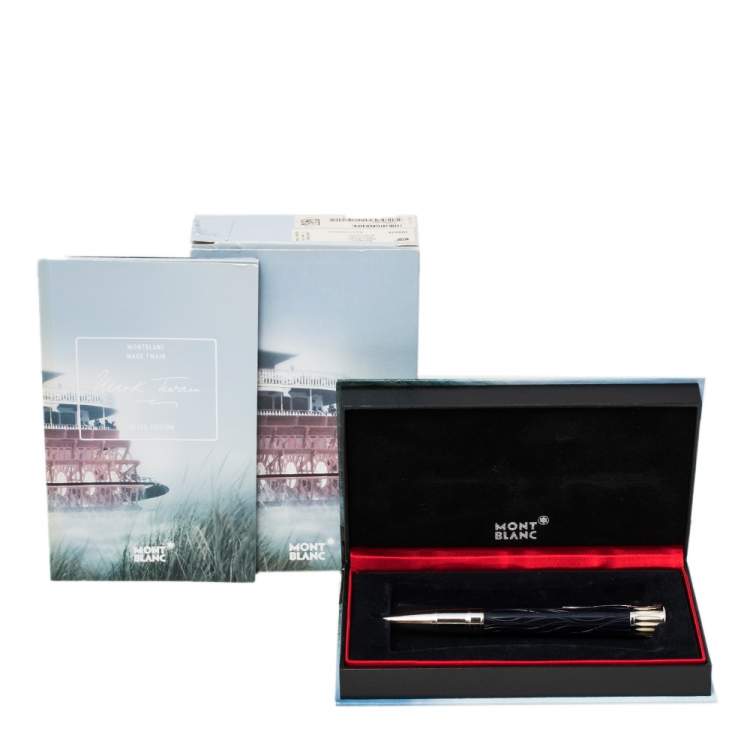 Pre Owned Montblanc Mark Twain Limited Edition Precious Resin BallPoint Pen
