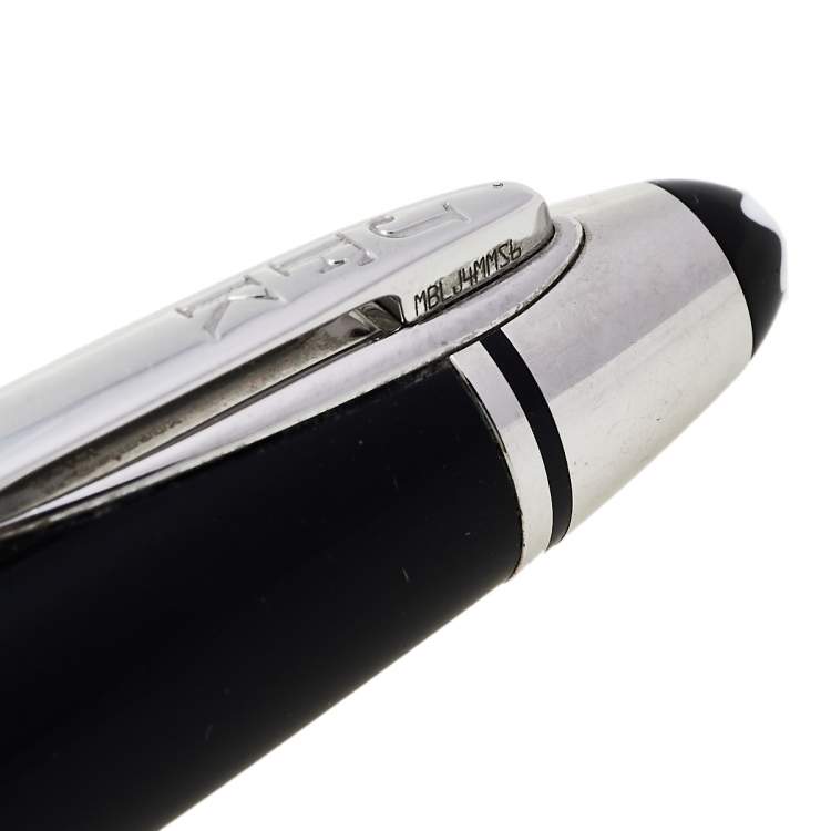 Pre Owned Montblanc Great Characters John F. Kennedy Special Edition Dark Blue Precious Resin Ballpoint Pen