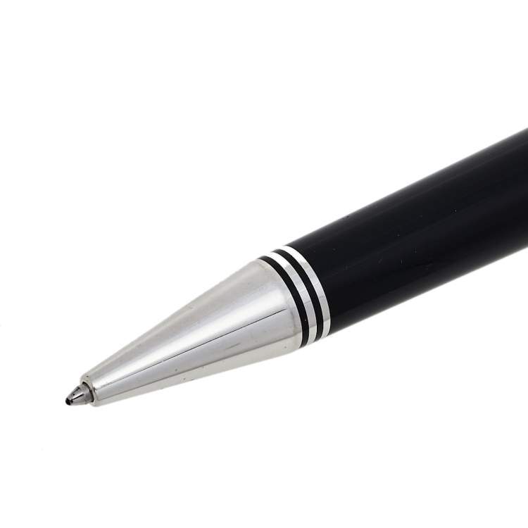 Pre Owned Montblanc Great Characters John F. Kennedy Special Edition Dark Blue Precious Resin Ballpoint Pen