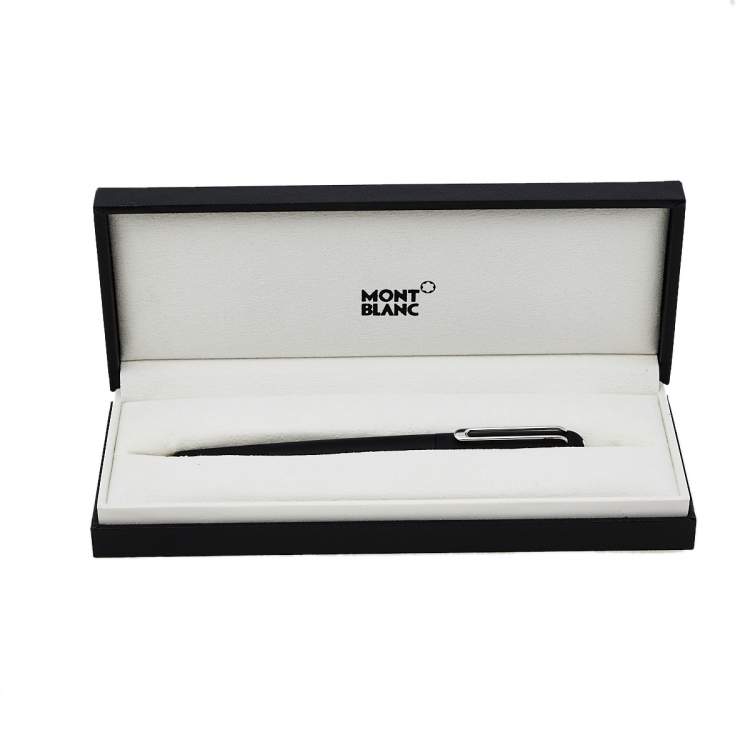 Pre Owned Montblanc Black M Ultra Matte Resin Rollerball Pen