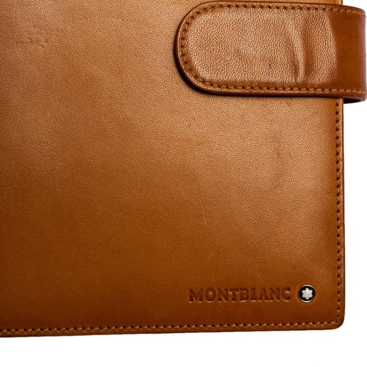 مملوكة مسبقًا Montblanc Tan Leather Agenda Cover