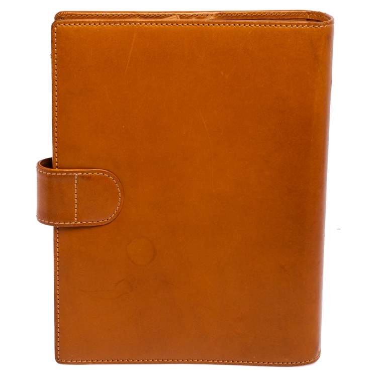 مملوكة مسبقًا Montblanc Tan Leather Agenda Cover