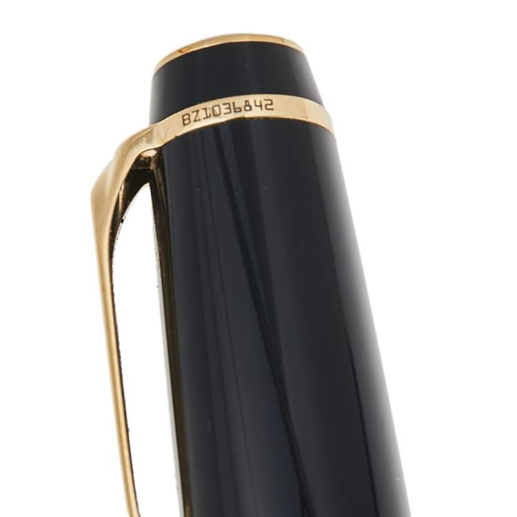 Pre Owned Montblanc Boheme Black Resin Rollerball / Fineliner Pen