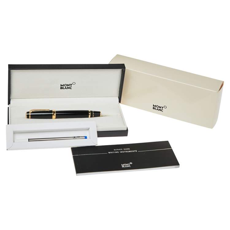 Pre Owned Montblanc Boheme Black Resin Rollerball / Fineliner Pen