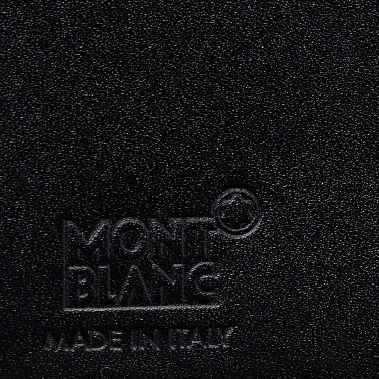 Pre Owned Montblanc Black Leather Passport Holder