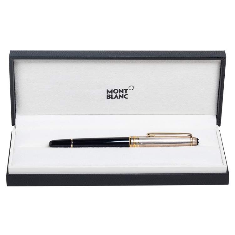 Pre Owned Montblanc Meisterstück Solitaire Doue Sterling Silver Fountain Pen