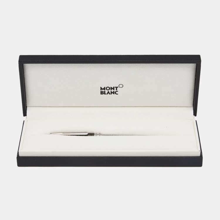 Pre Owned Montblanc Meisterstück Classic Carbon Steel Ballpoint Pen