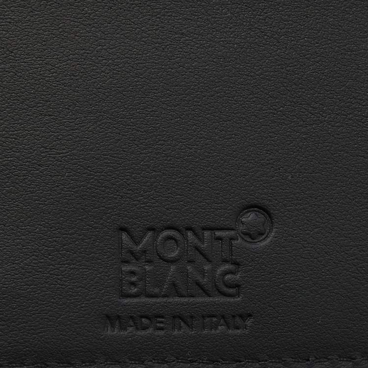 مملوكة مسبقًا Montblanc Black Leather Meisterstück Passport Holder