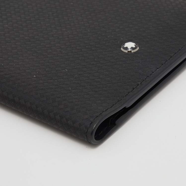 مملوكة مسبقًا Montblanc Black Leather Meisterstück Passport Holder