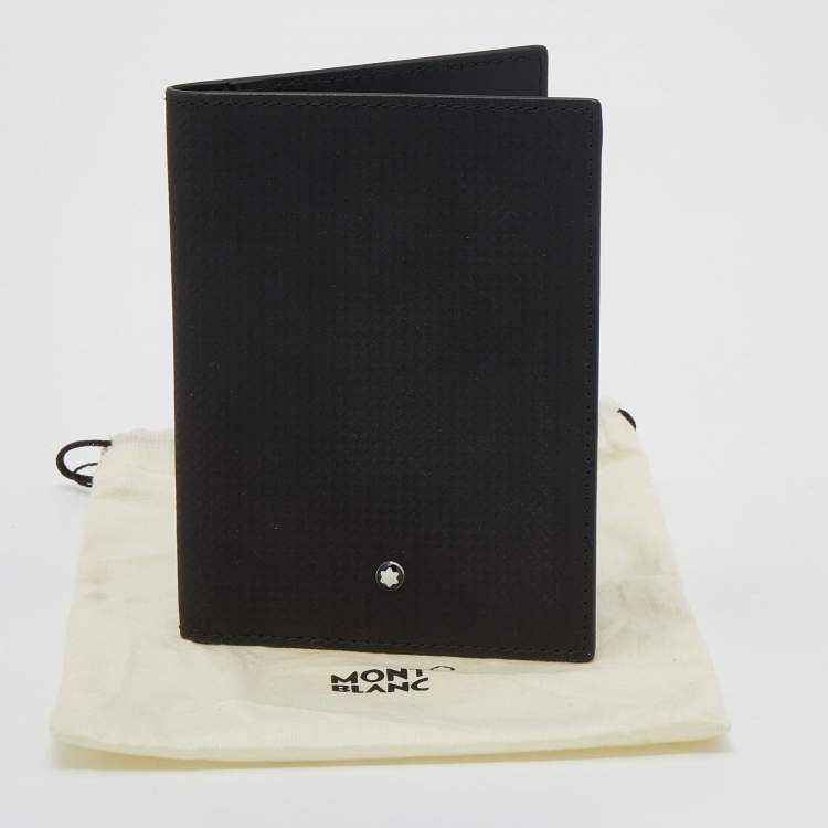 مملوكة مسبقًا Montblanc Black Leather Meisterstück Passport Holder