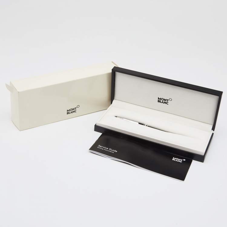 مملوكة مسبقًا Montblanc Meisterstück Palladium Plated Black Resin Rollerball Pen