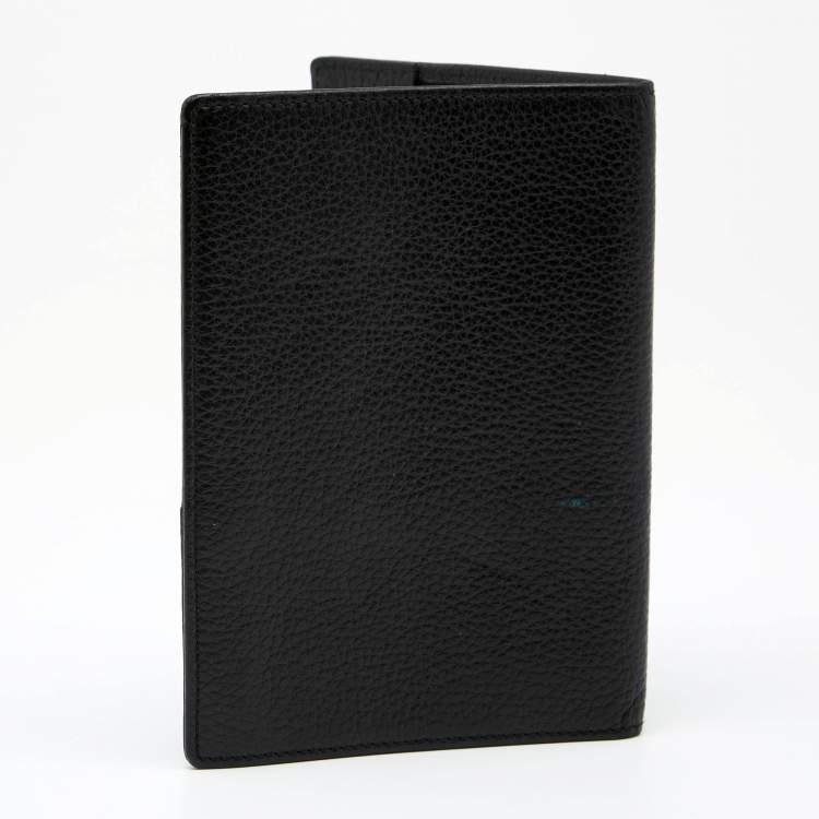 Pre Owned Montblanc Black Leather Meisterstück Passport Holder