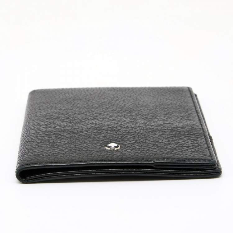 Pre Owned Montblanc Black Leather Meisterstück Passport Holder