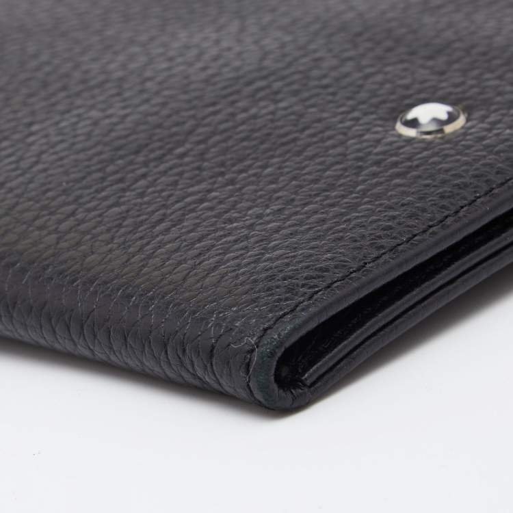 Pre Owned Montblanc Black Leather Meisterstück Passport Holder