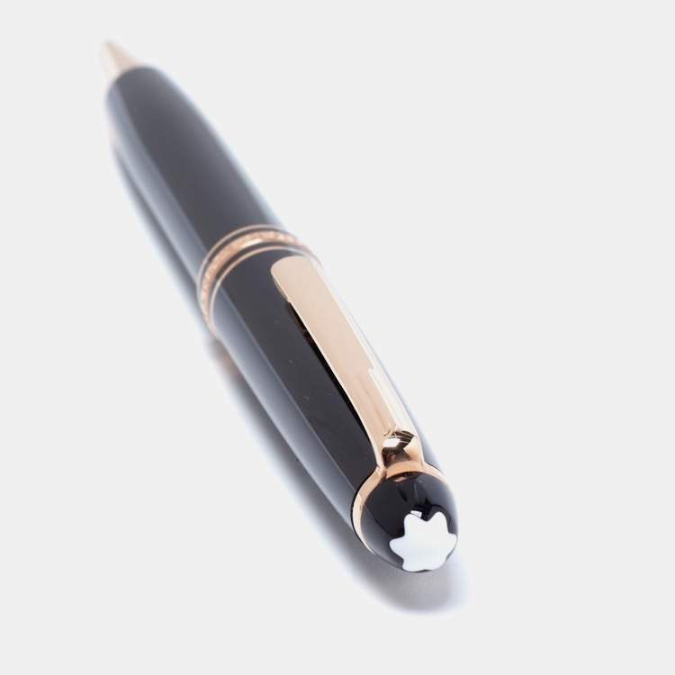 Pre Owned Montblanc Meisterstück Rose Gold Tone Ballpoint Pen