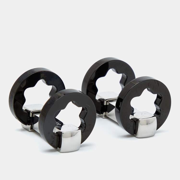 Pre Owned Montblanc Heritage Stainless Steel Creative Cufflinks
