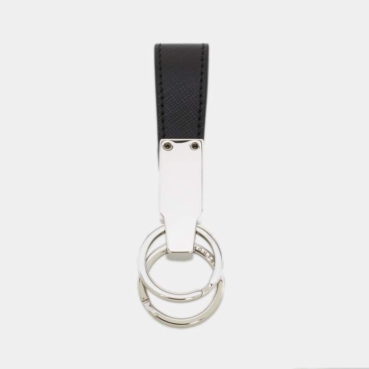 Pre Owned Montblanc Sartorial Loop 2 Ring Key Fob