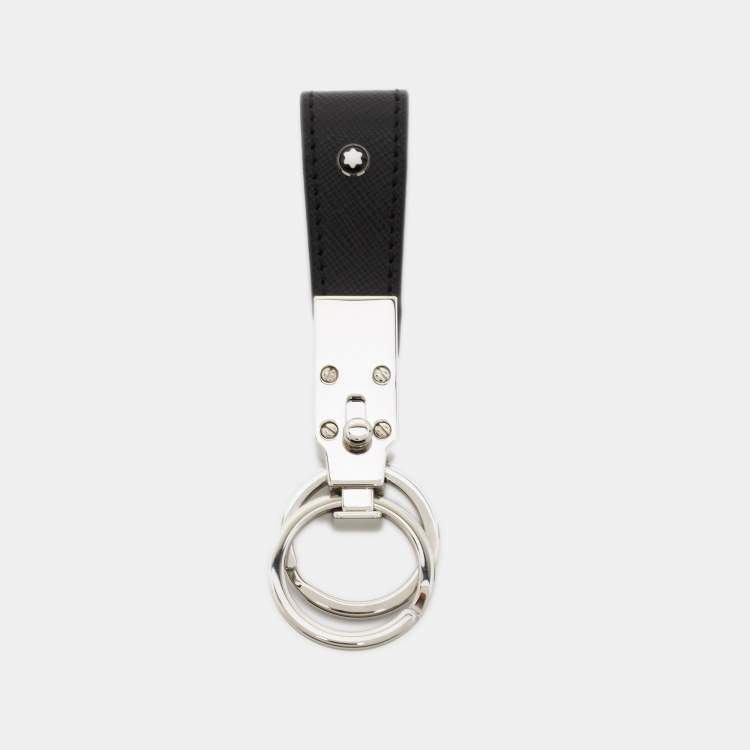 Pre Owned Montblanc Sartorial Loop 2 Ring Key Fob