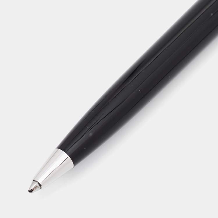 Pre Owned Montblanc Pix Black Precious Resin Ballpoint Pen