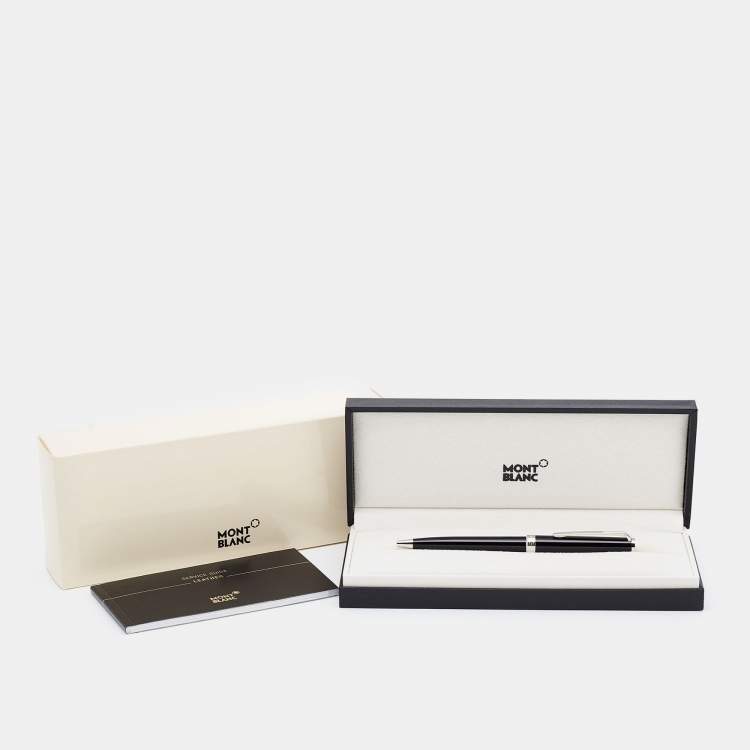 Pre Owned Montblanc Pix Black Precious Resin Ballpoint Pen