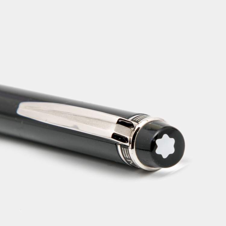 Pre Owned Montblanc Starwalker Urban Spirit Black Precious Resin Ballpoint Pen 