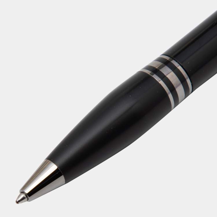 Pre Owned Montblanc StarWalker BlackCosmos Resin Gunmetal Tone Ballpoint Pen