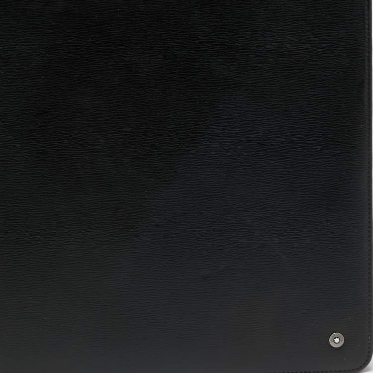 Pre Owned Montblanc Black Leather Notepad Holder