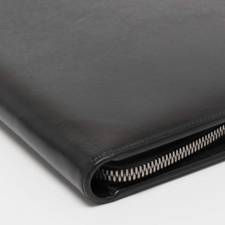 Pre Owned Montblanc Black Leather Notepad Holder