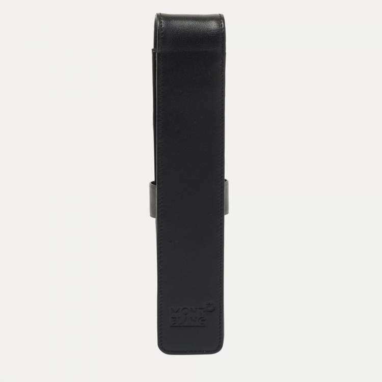 Pre Owned Montblanc Black Leather Meisterstück 1 Pen Pouch