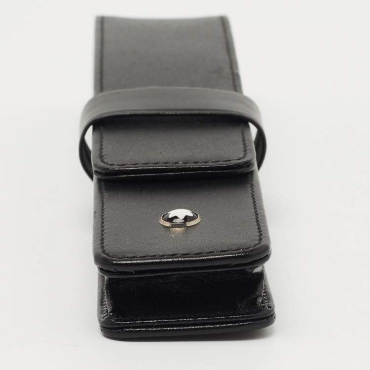 Pre Owned Montblanc Black Leather Meisterstück 1 Pen Pouch